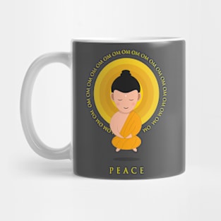 Cute Buddha Peace Design Mug